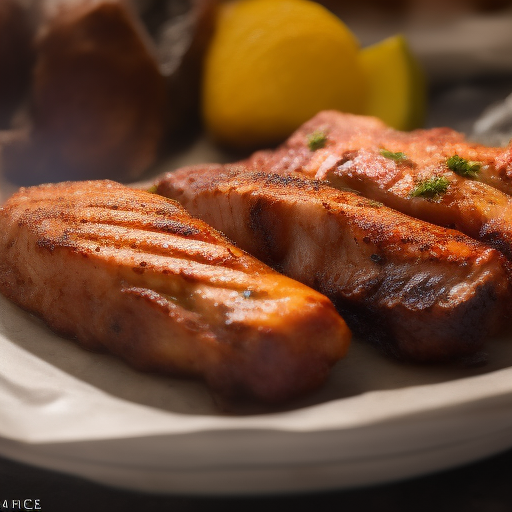 Asado de Tira a la Parrilla con Chimichurri

