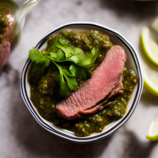 Receta de Carne Argentina al Chimichurri

