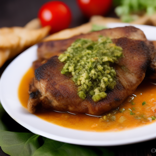 Filete de Ternera a la Parrilla con Chimichurri

