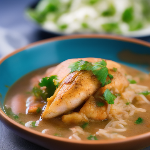 Delicioso guiso de pescado argentino 
