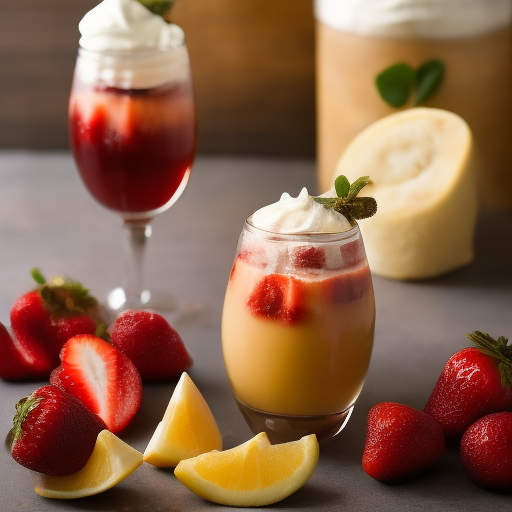 Postre de crema y frutas para sorprender a tus invitados

