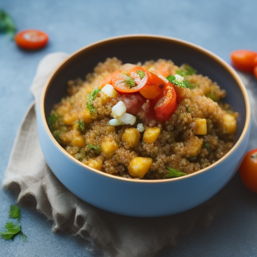 Ensalada de quinoa y vegetales a la argentina

