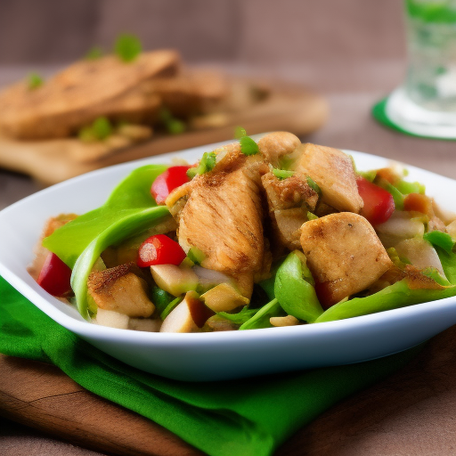 Ensalada de pollo con manzana y nueces: un toque argentino

