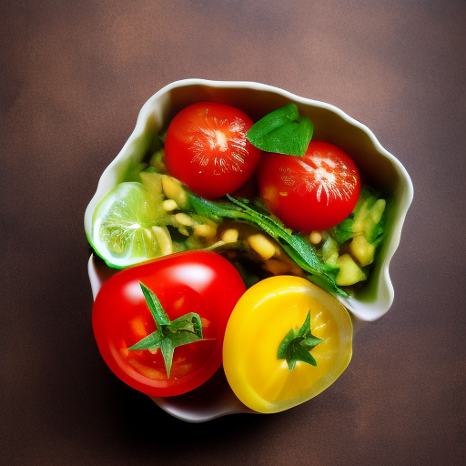 Ensalada fresca de tomate y palta

