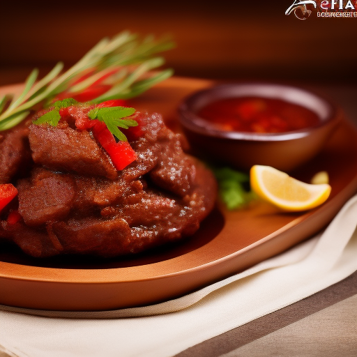 Receta China de Carne de Res con Salsa

