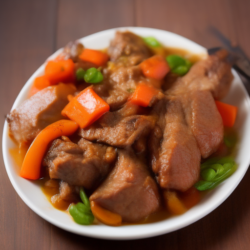 Carne de cerdo con jengibre y cebolleta: Una delicia culinaria china

