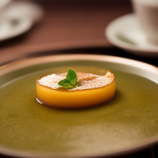 Flan de Té Verde: un postre chino con un giro inesperado

