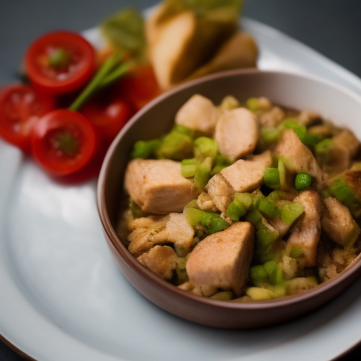 Ensalada de Pollo y Nudillos de Cerdo al Estilo Chino

