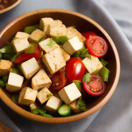 Ensalada china de tofu: una opción saludable y deliciosa 

