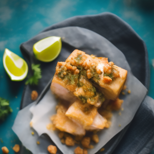 Delicioso plato de pescado típico de España

