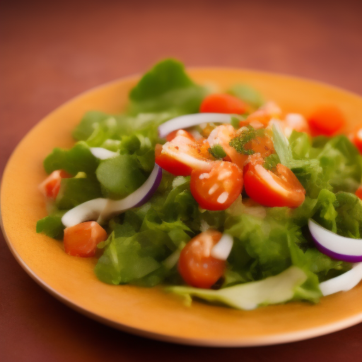 Ensalada típica de España con un toque mediterráneo

