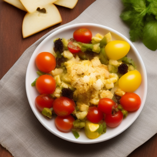 Ensalada de verano con ingredientes frescos y sabrosos

