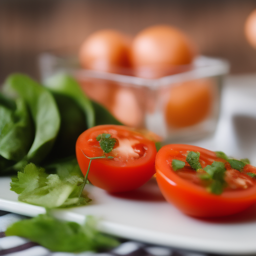 Ensalada fresca de tomate y aguacate

