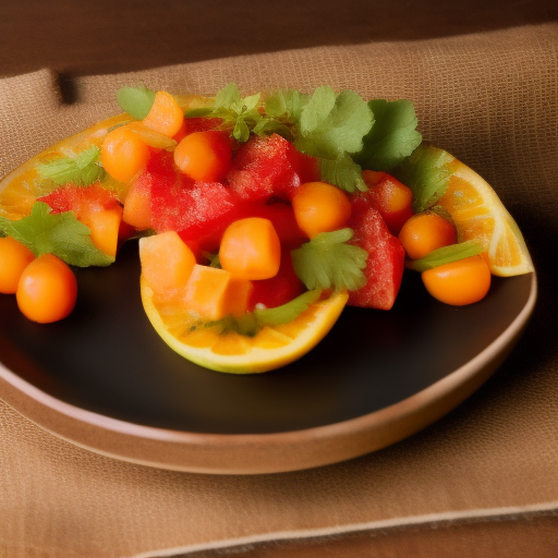 Ensalada Andaluza con Naranjas y Aceitunas

