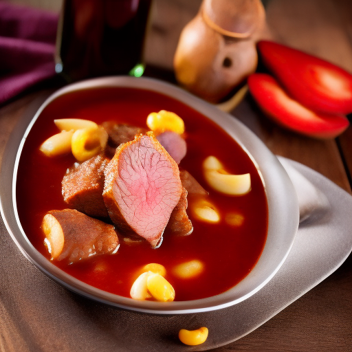 Deliciosa Receta de carne en salsa al vino tinto

