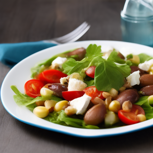 Ensalada Niçoise de Francia con Atún y Hortalizas

