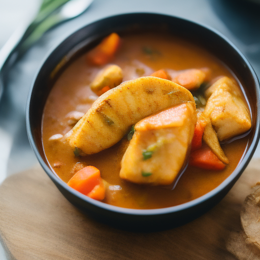 Delicioso Curry de Pescado al Estilo Indio
