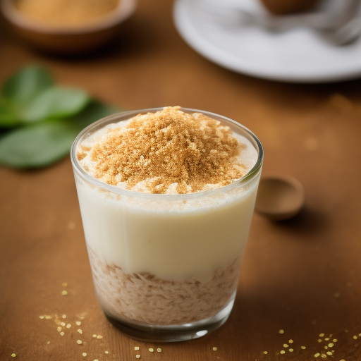 Delicioso postre indio de arroz con leche

