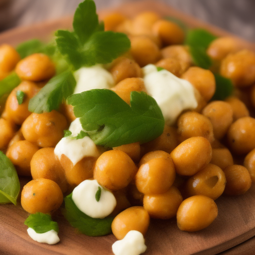 Ensalada India con Garbanzos y Yogurt

