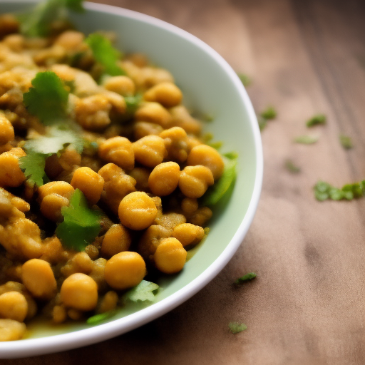 Ensalada India con Curry de Garbanzos y Cuscús

