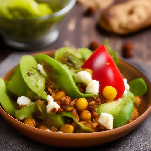 Ensalada de garbanzos con aderezo de yogur picante - Una receta india irresistiblemente deliciosa

