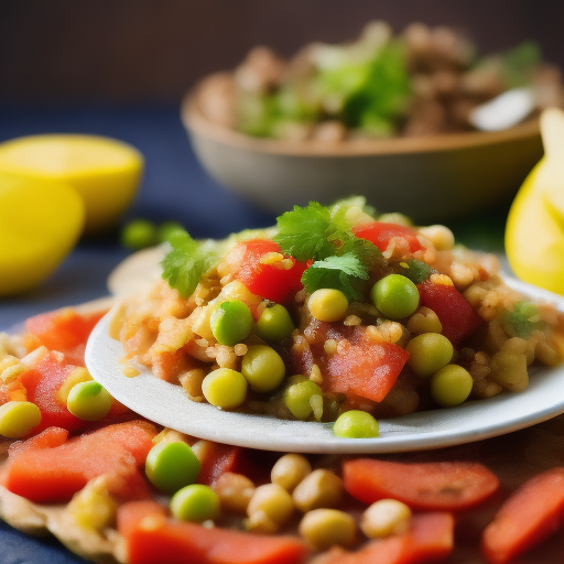 Ensalada India de Garbanzos y Verduras: Una Receta llena de Sabor

