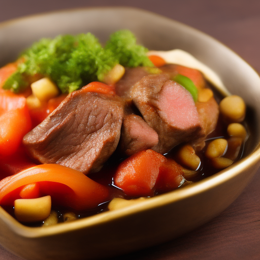 Deliciosa receta japonesa de carne en salsa

