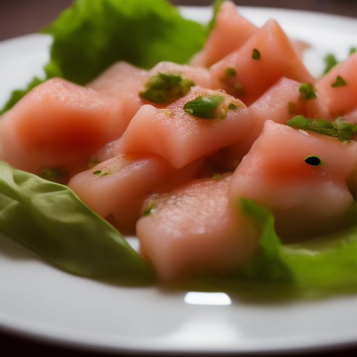 Sashimi de Atún con Salsa de Wasabi - Una Receta Japonesa Única

