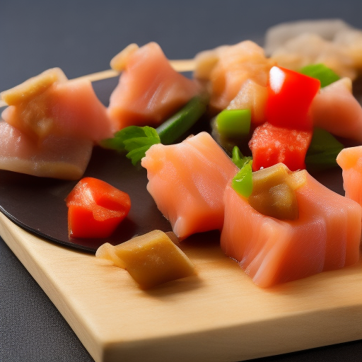 ¡Delicioso Sashimi de Atún con salsa Tsume! Una receta japonesa tradicional

