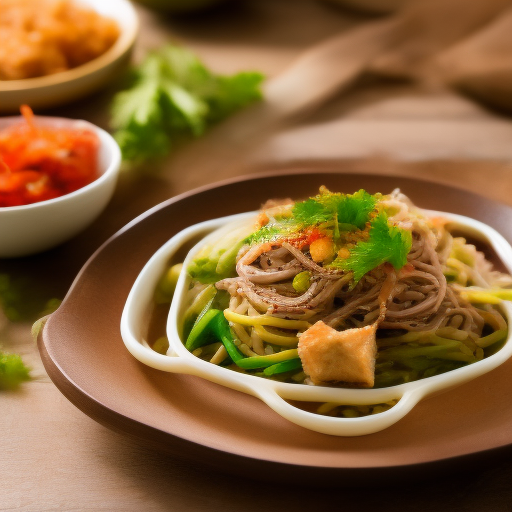 Ensalada de Soba con Salmón Ahumado

