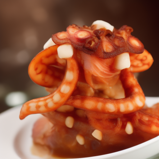 Ensalada de pulpo al estilo japonés

