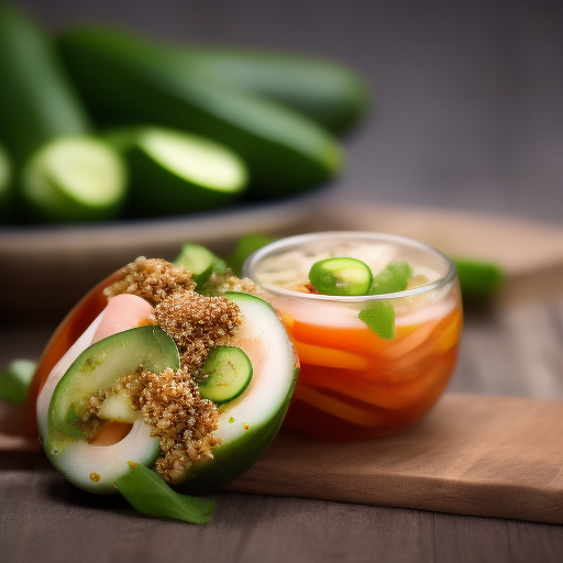 Ensalada de Pepino y Alga Hijiki Japonesa

