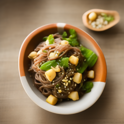 Ensalada de Soba Japonesa: Una Delicia Nutritiva y Deliciosa 

