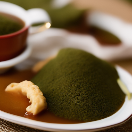 Receta de Postre de Té Verde de Japón

