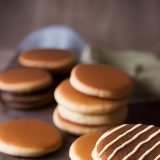 Receta japonesa tradicional de dorayaki

