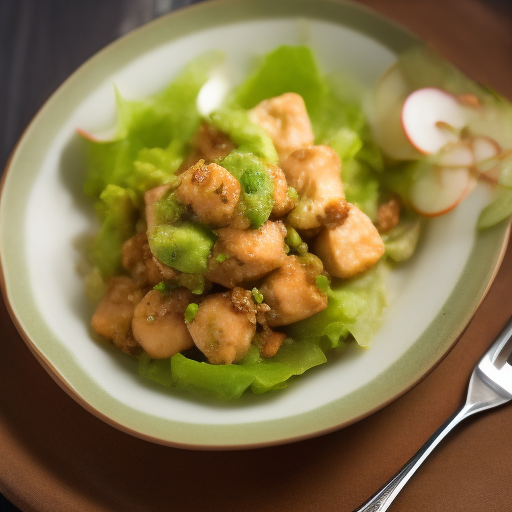 Ensalada japonesa de salmón y aguacate

