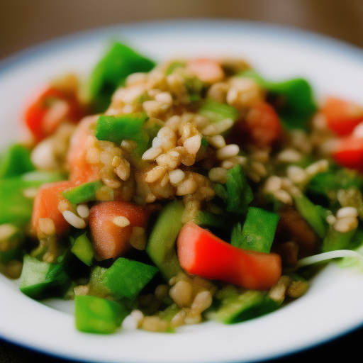 Ensalada de algas al estilo japonés

