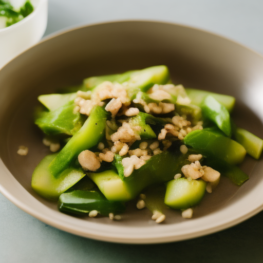 Ensalada japonesa de pepino y aguacate

