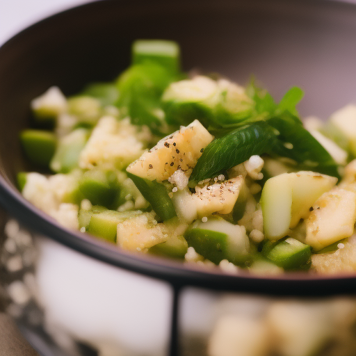 Ensalada Japonesa de Sandía y Pepino

