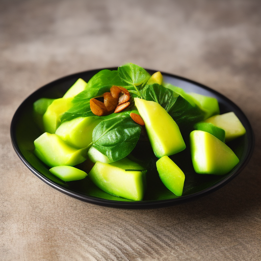 Ensalada japonesa de atún y aguacate 

