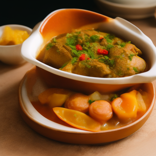 Tajine de Pollo con Limón y Aceitunas

