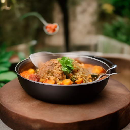 Tajine de cordero con ciruelas pasas

