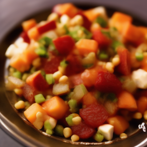 Ensalada marroquí de cuscús con especias y frutos secos

