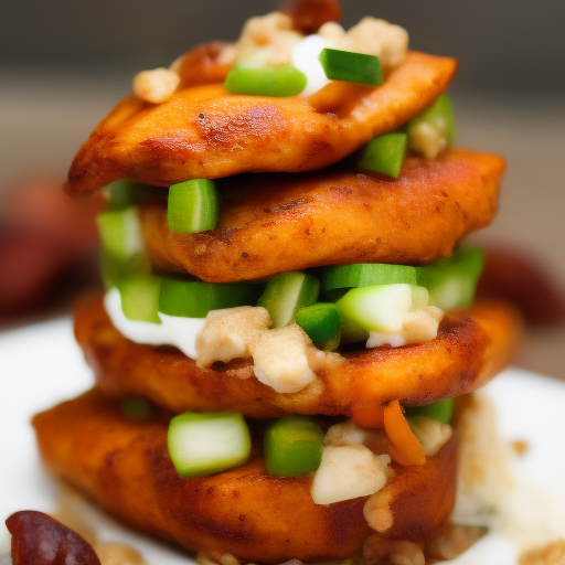 Ensalada de Pollo con Salsa de Yogur - Receta Marroquí

