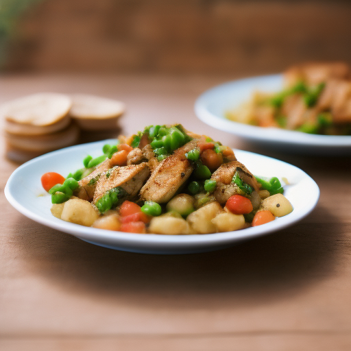 Ensalada de cuscús marroquí con pollo a la parrilla

