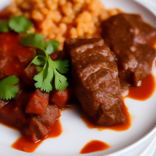 Deliciosa receta mexicana de carne de res en salsa roja

