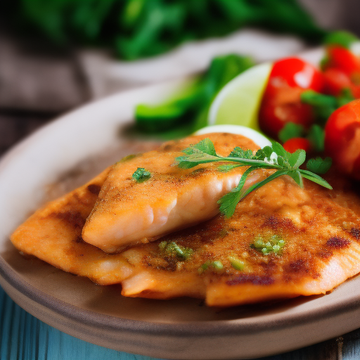 Delicioso y Saludable Pescado con Sabor a México

