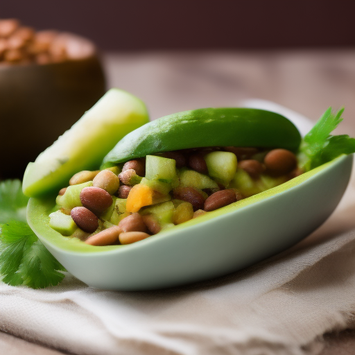 Ensalada de frijoles y aguacate: una deliciosa opción mexicana

