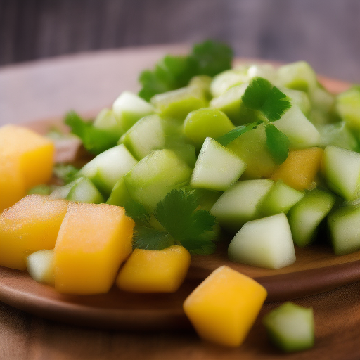 Ensalada de Chayote y Mango

