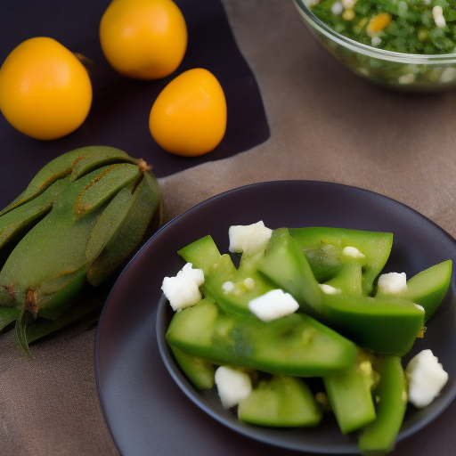 Receta de Ensalada de Nopal con Chipotle

